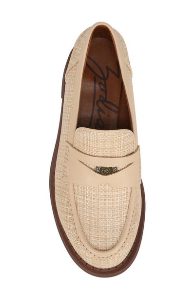 Shop Zodiac Hunter Patent Penny Loafer In Natural