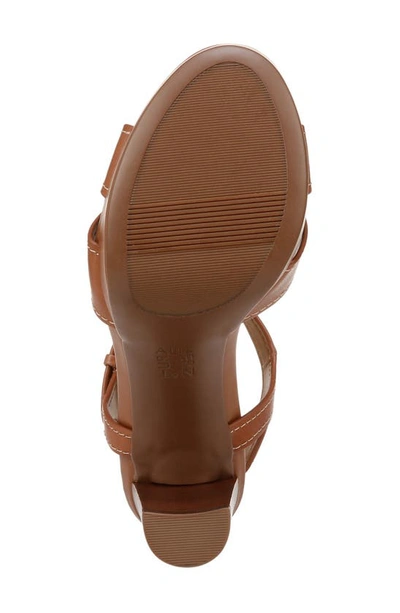 Shop Naturalizer Marnie Ankle Strap Platform Sandal In English Tea Leather
