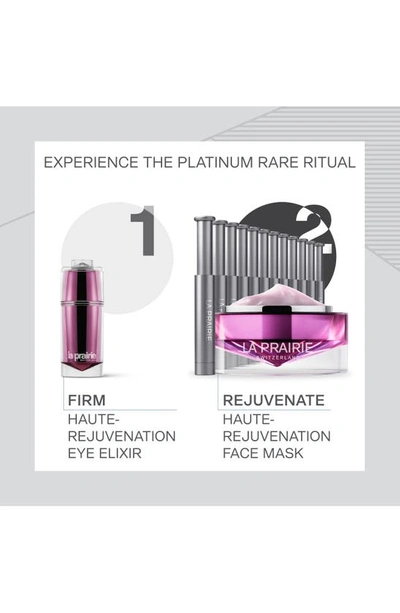 Shop La Prairie Platinum Rare Haute-rejuvenation Mask Refill