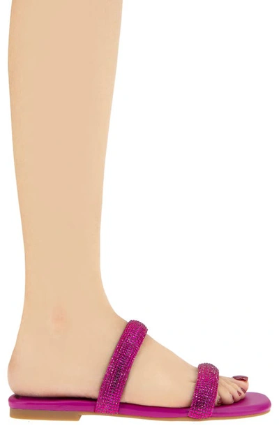 Shop Bcbgeneration Glannis Slide Sandal In Viva Pink