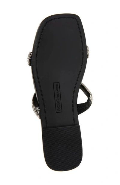 Shop Bcbgeneration Glannis Slide Sandal In Black
