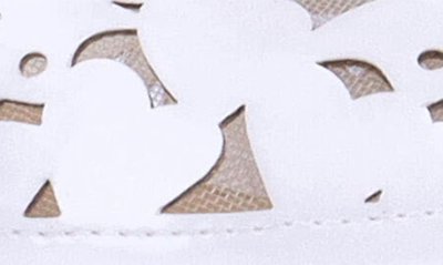 J. Reneé Vanani Slingback Pointed Cap Toe Pump In White