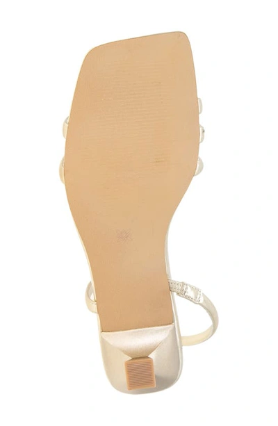 Shop Bcbgeneration Liyana Kitten Heel Slingback Sandal In Platino