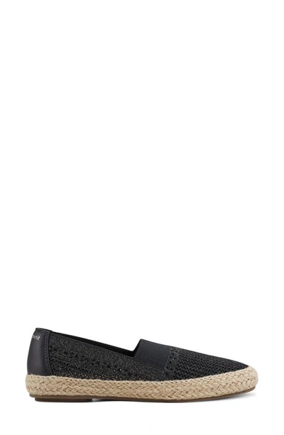 Easy Spirit Women's Hassie Slip-on Round Toe Casual Espadrilles In Black