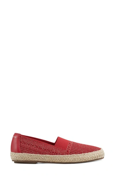 Easy Spirit Hassie Espadrille Flat In Red