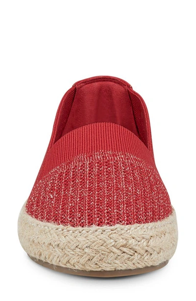 Easy Spirit Hassie Espadrille Flat In Red