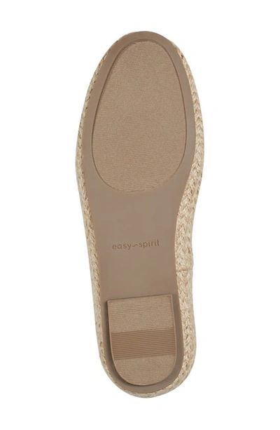 Easy Spirit Women's Hassie Slip-on Round Toe Casual Espadrilles In Natural