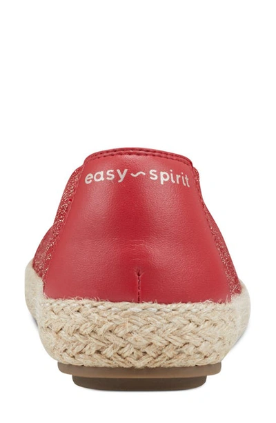 Easy Spirit Hassie Espadrille Flat In Red
