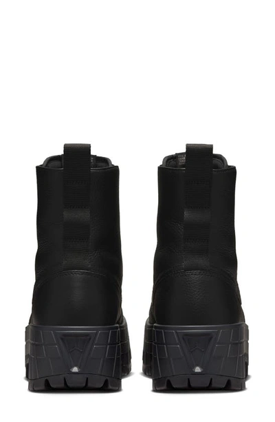 Shop Jordan Air  1 Brooklyn Platform Sneaker In Black/ Flat Pewter/ Black