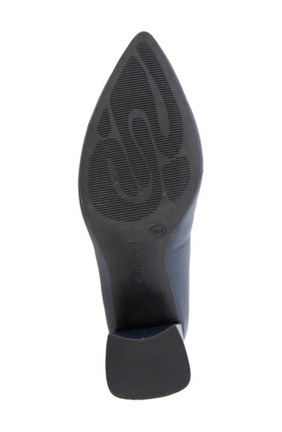 Gentle Souls By Kenneth Cole Dionne Pointed Toe Pump In Navy