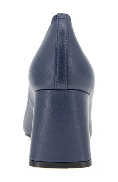 Gentle Souls By Kenneth Cole Dionne Pointed Toe Pump In Navy