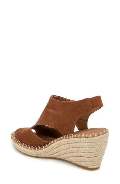Shop Gentle Souls By Kenneth Cole Cody Espadrille Wedge Sandal In Luggage