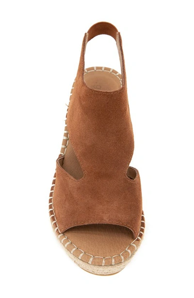 Shop Gentle Souls By Kenneth Cole Cody Espadrille Wedge Sandal In Luggage