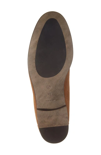 The Row New Soft Suede Loafers In Bark