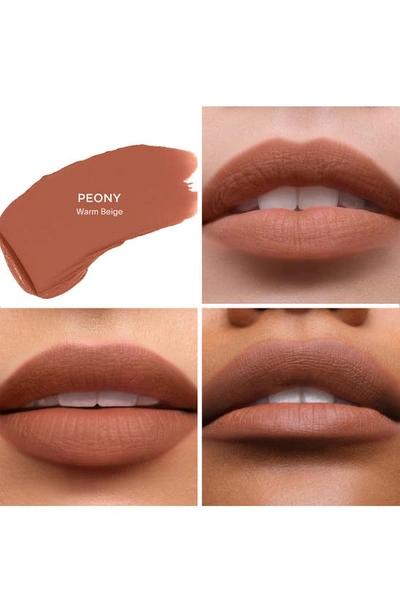 Shop Hourglass Unlocked Soft Matte Lipstick In Peony 348