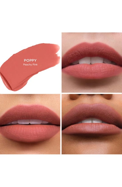 Shop Hourglass Unlocked Soft Matte Lipstick In Poppy 346