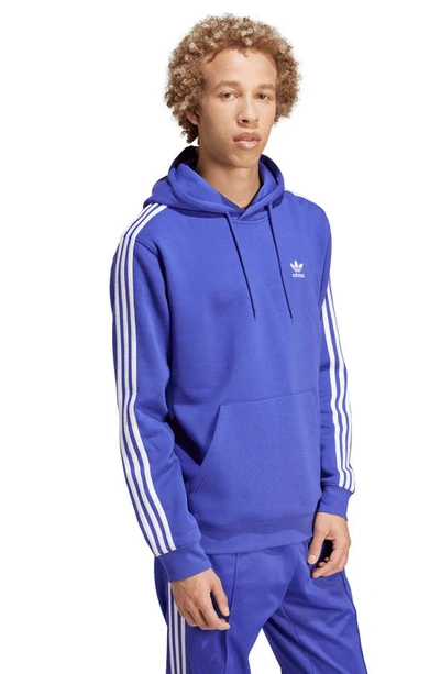 Shop Adidas Originals Adicolor Classics Lifestyle 3-stripes Hoodie In Energy Ink
