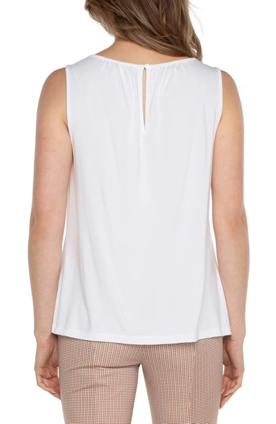 Shop Liverpool Los Angeles Sleeveless Top In White