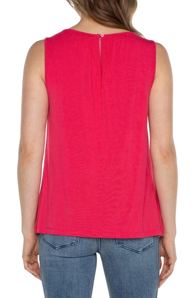 Shop Liverpool Los Angeles Sleeveless Top In Pink Punch