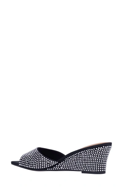 Shop J. Reneé Coralie Wedge Slide Sandal In Black
