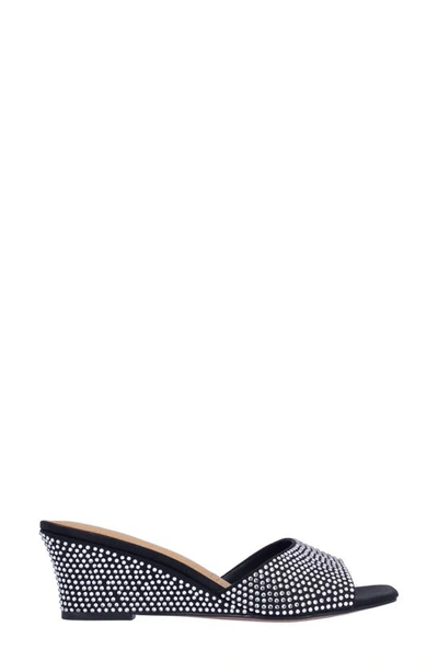 J. Reneé Coralie Wedge Slide Sandal In Black