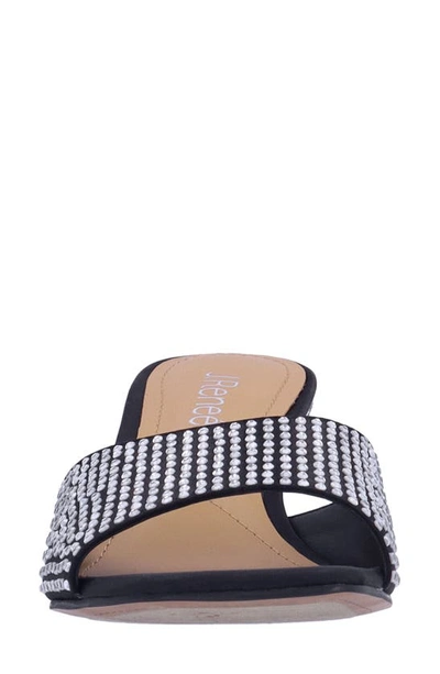 J. Reneé Coralie Wedge Slide Sandal In Black