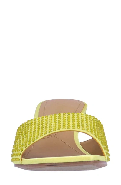 J. Reneé Coralie Wedge Slide Sandal In Yellow