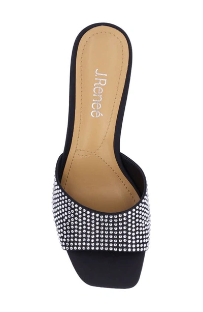 J. Reneé Coralie Wedge Slide Sandal In Black