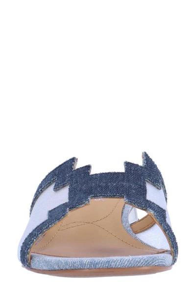 J. Reneé Amorra Slide Sandal In Blue