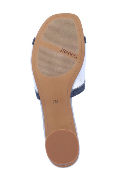 J. Reneé Amorra Slide Sandal In Blue
