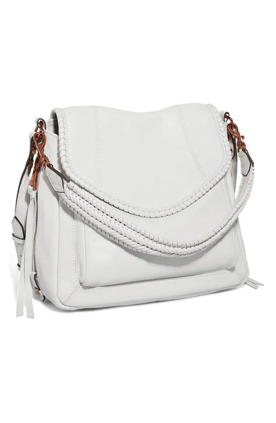 Shop Aimee Kestenberg All For Love Convertible Leather Shoulder Bag In Vanilla Ice