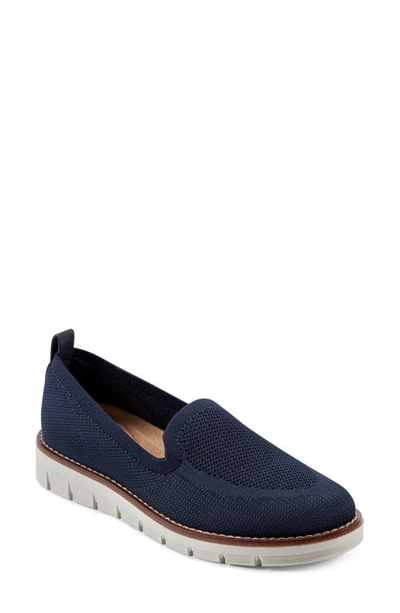 Shop Easy Spirit Valina Knit Slip-on Shoe In Dark Blue