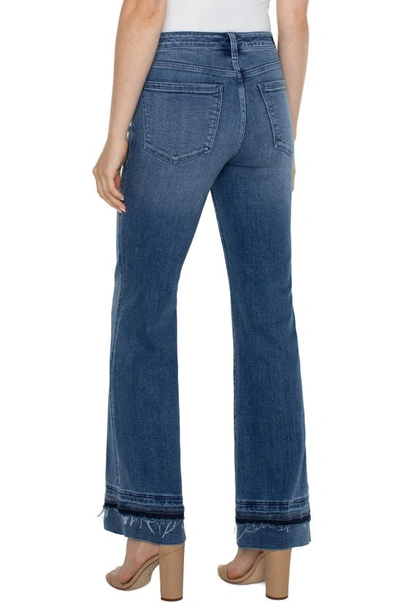 Shop Liverpool Los Angeles Lucy Release Hem Bootcut Jeans In Vandever