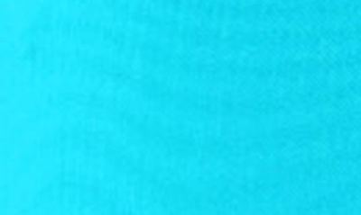 Shop Afrm Jacie Ruffle Detail Open Back Long Sleeve Gown In Aqua