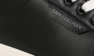 Shop Sam Edelman Ethyl Low Top Sneaker In Black