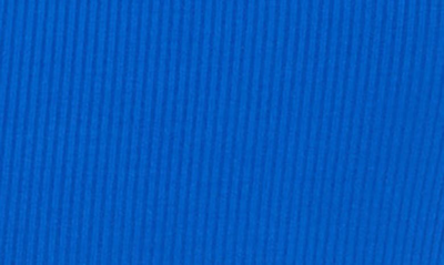 Shop Fifteen Twenty Elissa Long Sleeve Rib Midi Dress In Blue