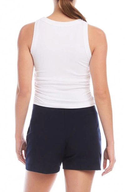 Fifteen Twenty Side Shirred Tank In Owh