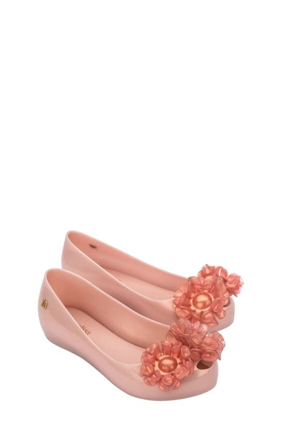 Mini Melissa Melissa Kids' Mini Ultragirl Springtime Flat In Pink