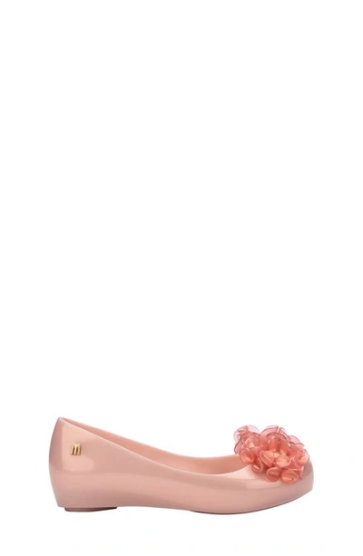 Mini Melissa Melissa Kids' Mini Ultragirl Springtime Flat In Pink