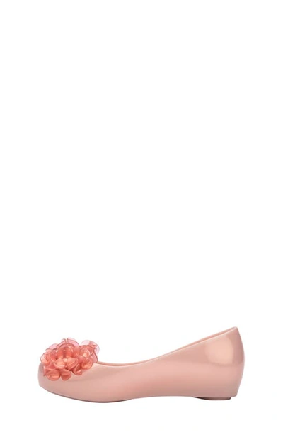 Mini Melissa Melissa Kids' Mini Ultragirl Springtime Flat In Pink