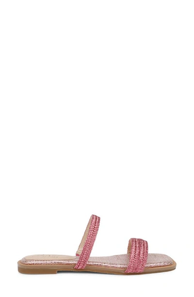 Shop Jewel Badgley Mischka Helena Slide Sandal In Pink