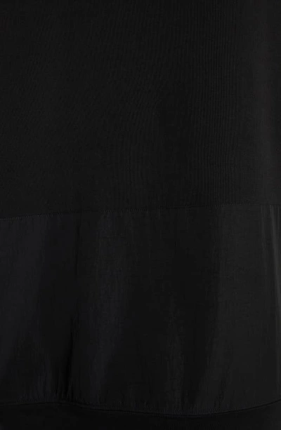 Shop Dolce & Gabbana Dg Embroidered Logo Cotton Blend Jersey Hoodie In Nero