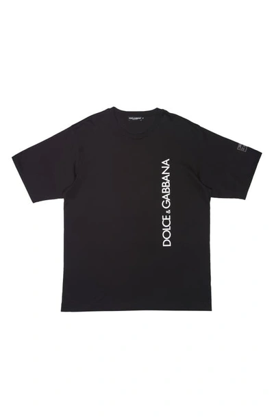 Shop Dolce & Gabbana Logo Graphic T-shirt In Nero