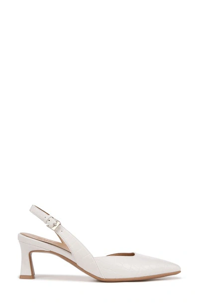 Shop Naturalizer Dalary Slingback Pump In Warm White Faux Leather