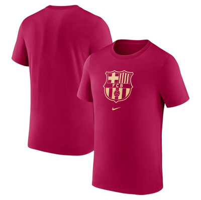 Shop Nike Red Barcelona Drac Pack Crest T-shirt