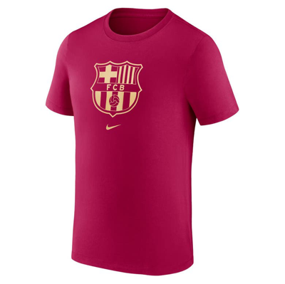 Shop Nike Red Barcelona Drac Pack Crest T-shirt