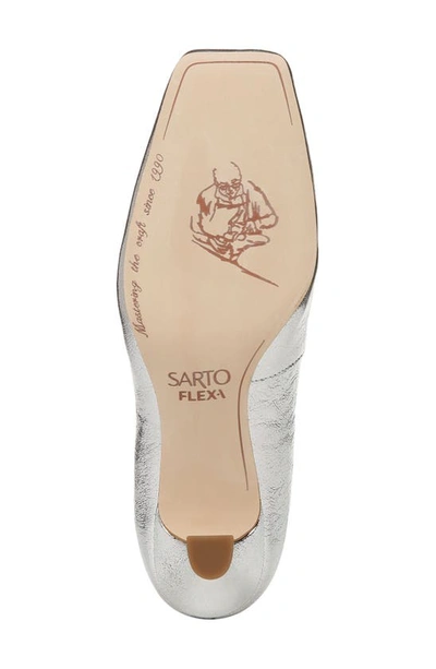 Shop Sarto By Franco Sarto Aela Flexa Comfort Pump In Silver