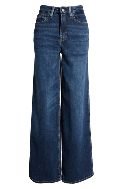 Shop Good American Good Skate Wide Leg Jeans In Indigo593