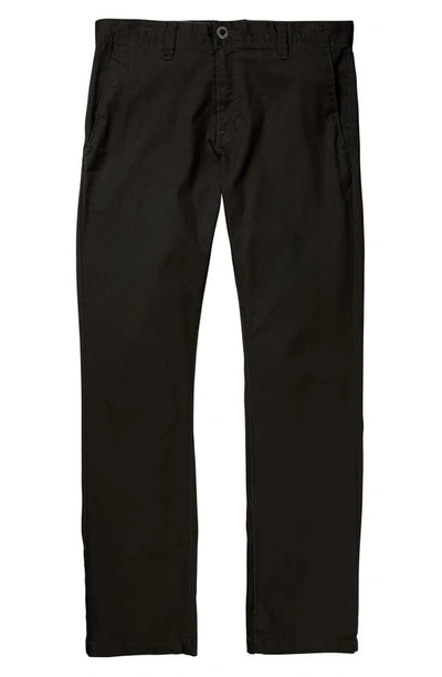 Shop Volcom Frickin Modern Stretch Pants In Black