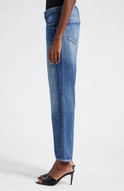 Shop L Agence Nevia Slouch Low Waist Straight Leg Ankle Jeans In Serrano